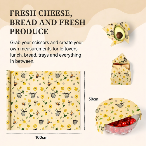 Reusable Beeswax Food Wrap
